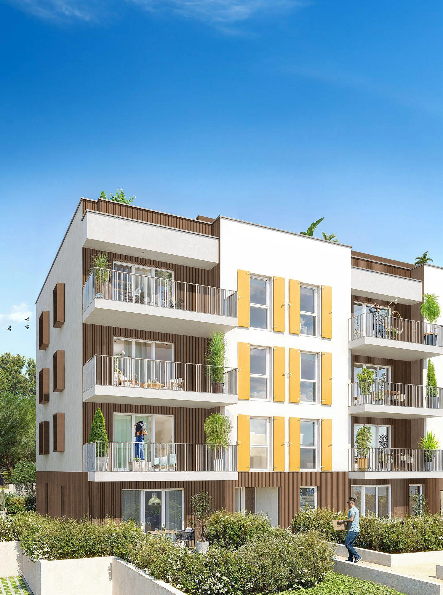 Апартаменты в современном жилом комплексе в Прованс — Альпы — Лазурный Берег, Франция