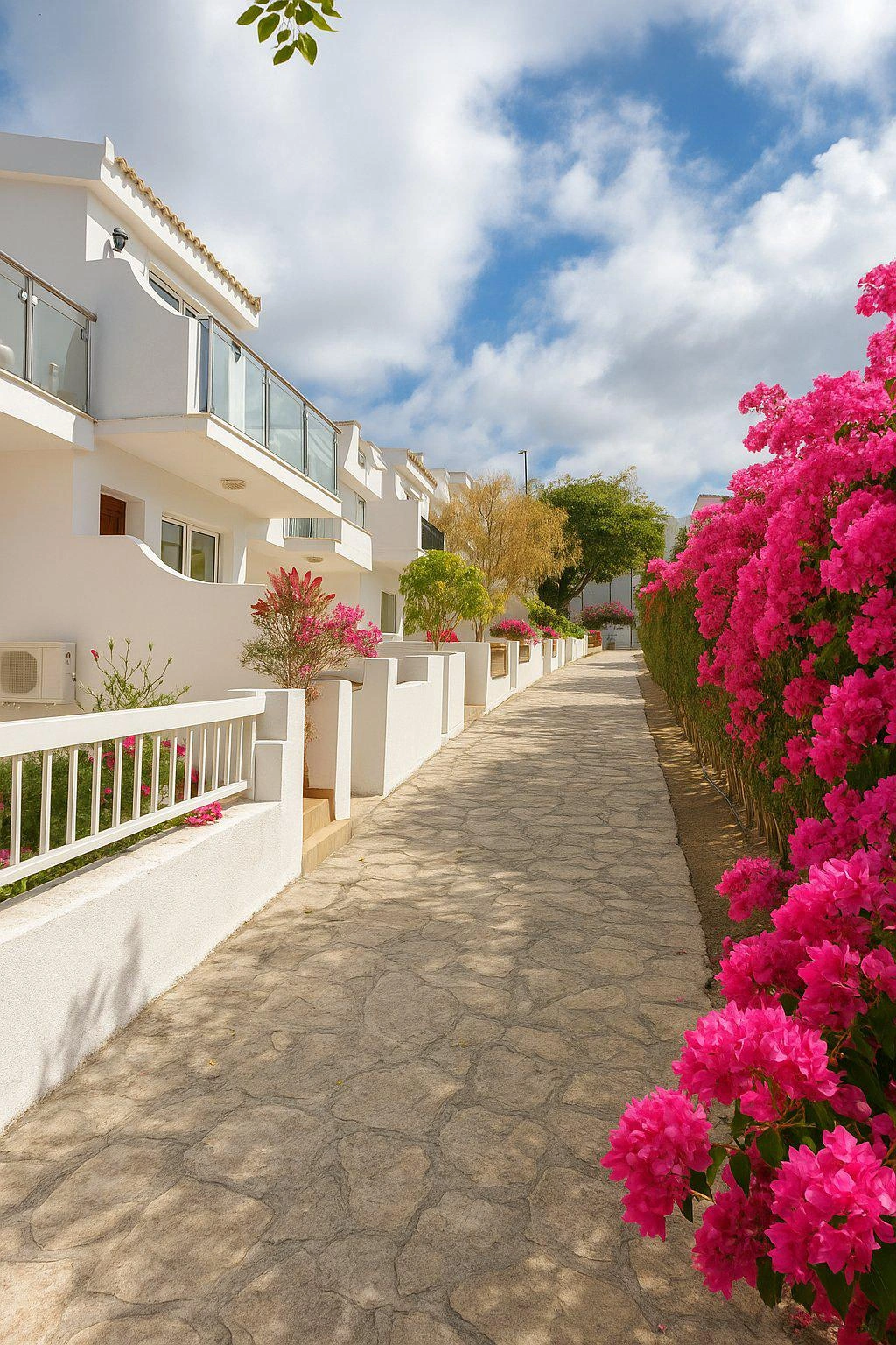 Таунхаусы с бассейном и садом в Пафосе, Кипр