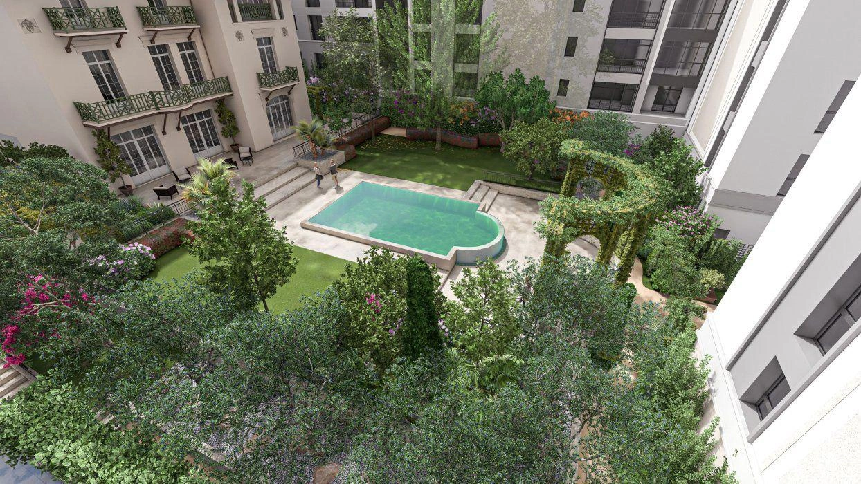 Апартаменты в обновлённом прибрежном комплексе в Жуан-ле-Пен, Франция