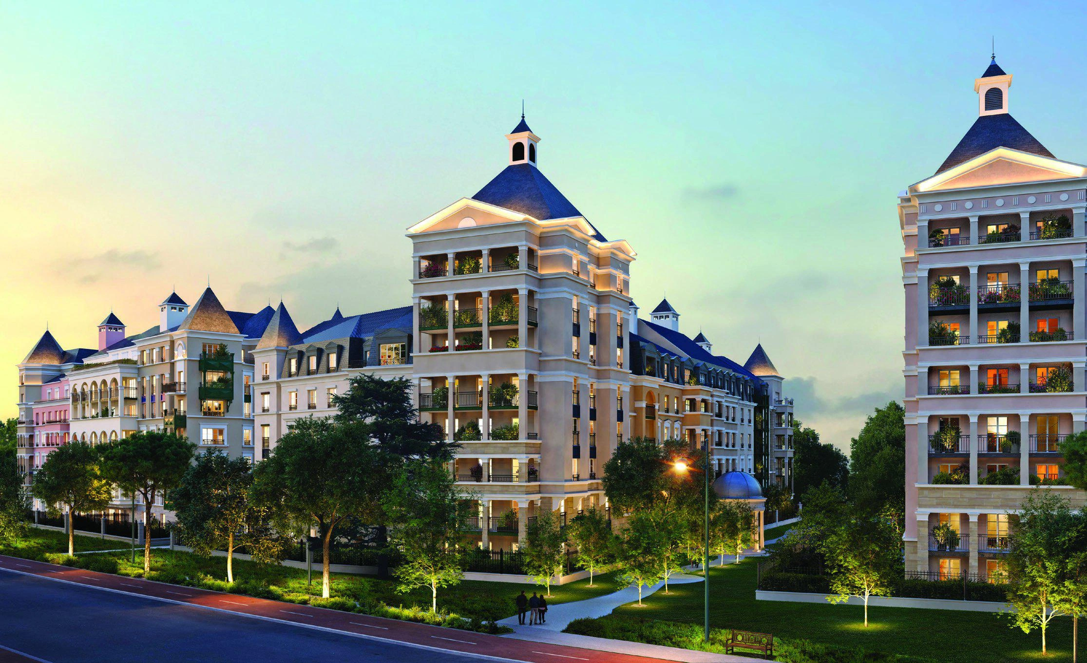 Квартиры в современном жилом комплексе в Иль-де-Франс, Франция