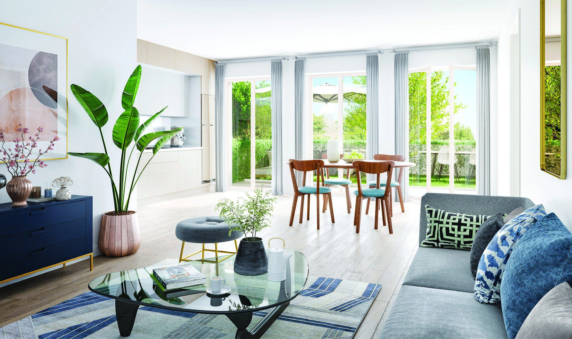 Квартиры в современном жилом комплексе в Иль-де-Франс, Франция