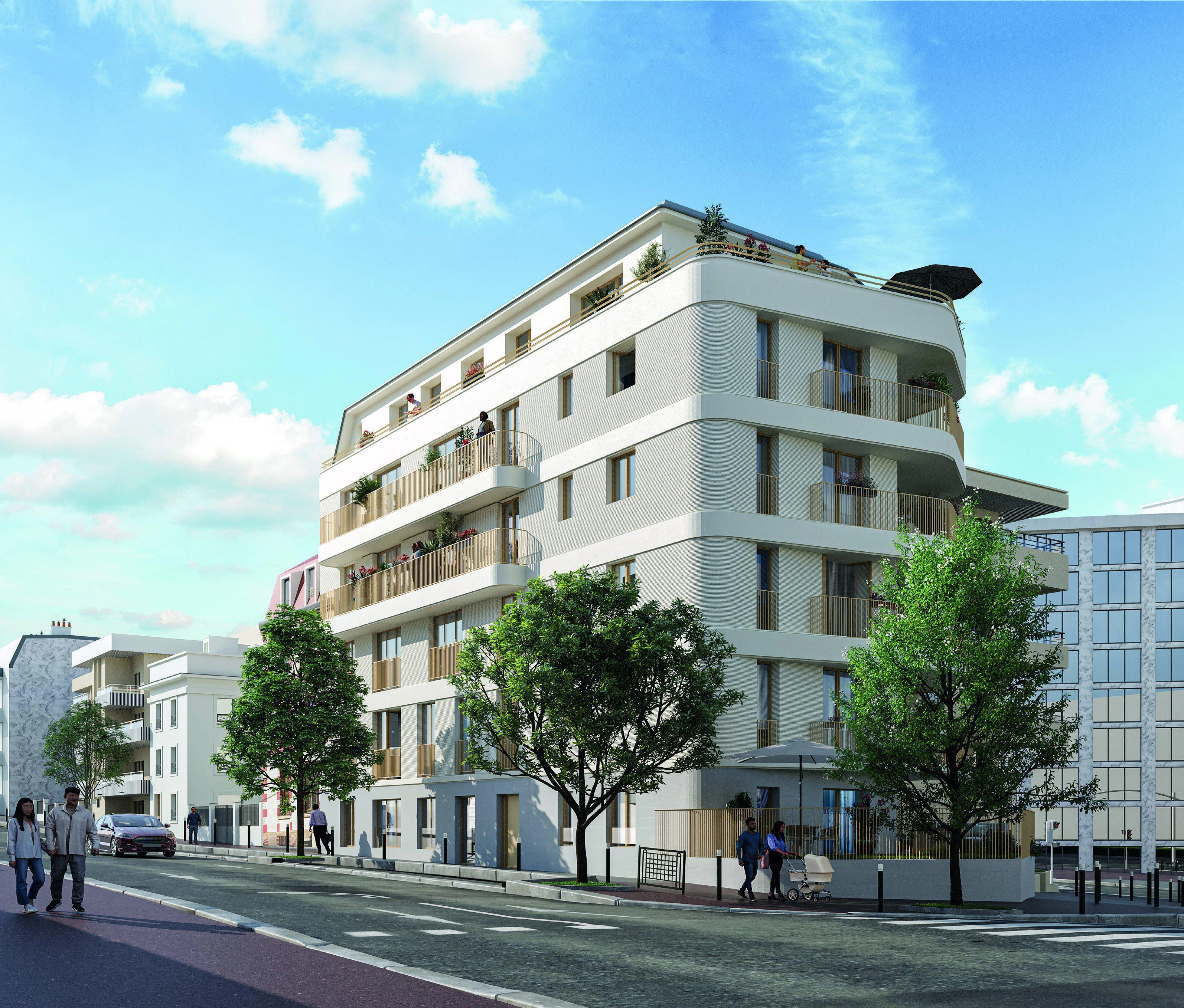 Квартиры в современном жилом комплексе в Suresnes, France