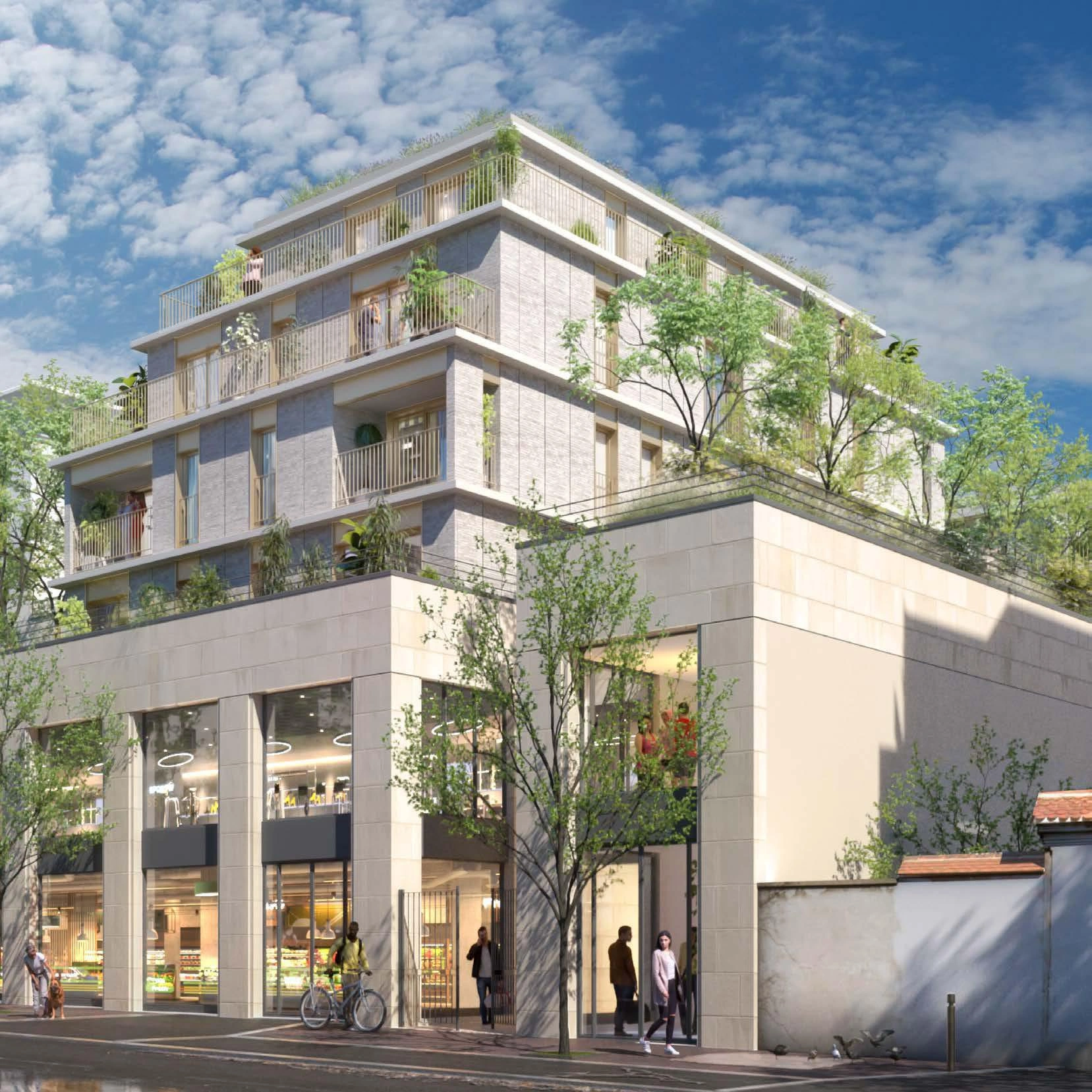 Квартиры в современном жилом комплексе в Иль-де-Франс, Франция