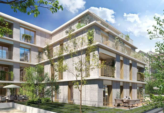 Квартиры в современном жилом комплексе в Иль-де-Франс, Франция