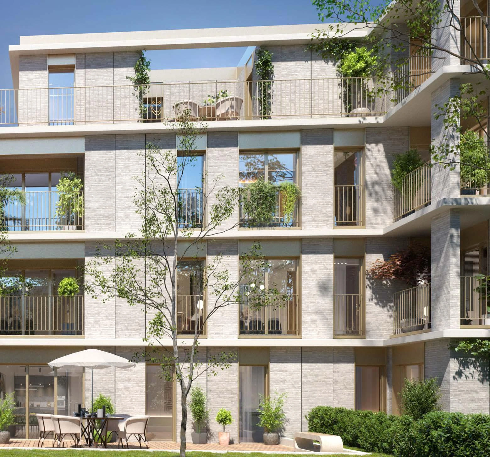 Квартиры в современном жилом комплексе в Иль-де-Франс, Франция