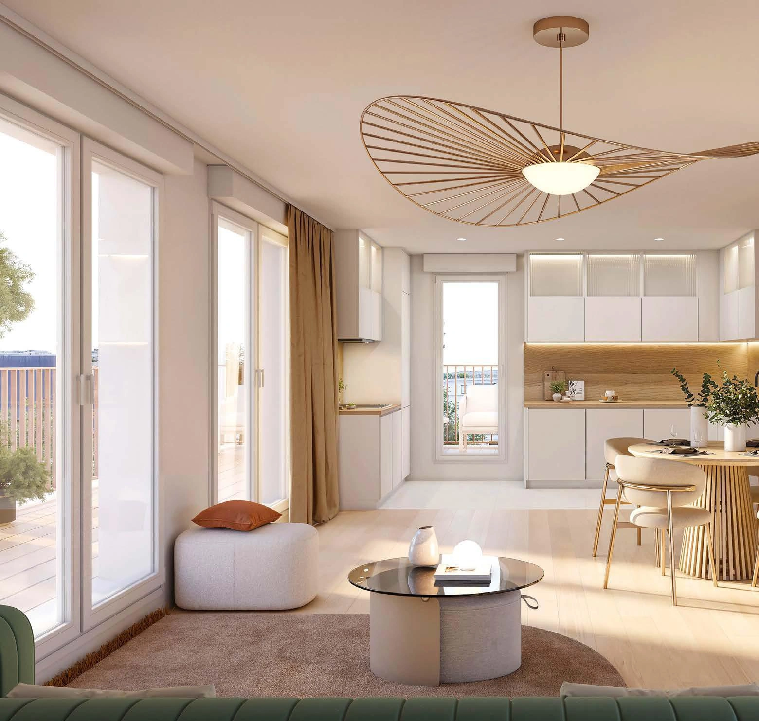 Квартиры в современном жилом комплексе в Иль-де-Франс, Франция