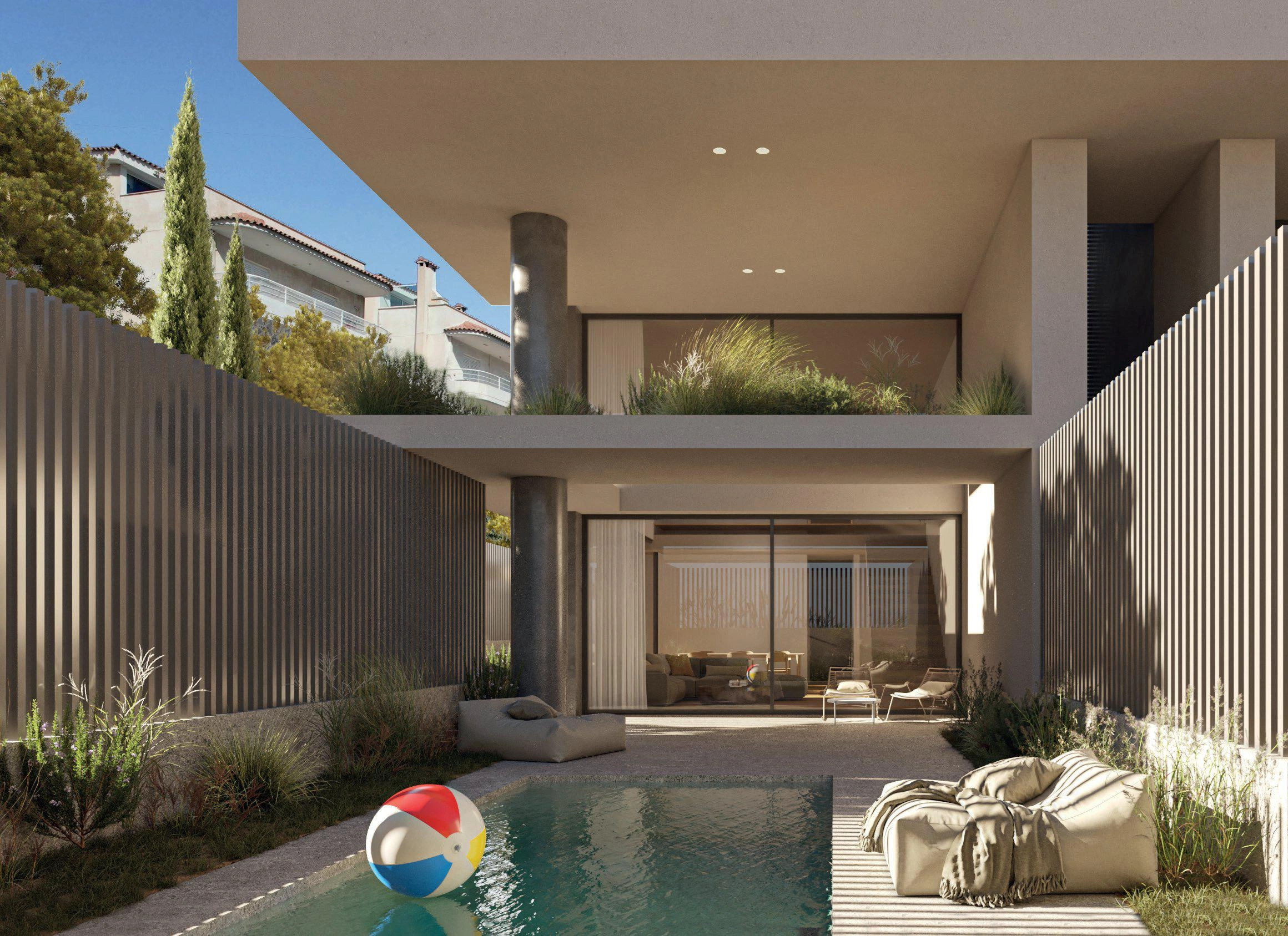 Апартаменты в современном жилом комплексе в Аттике, Греция