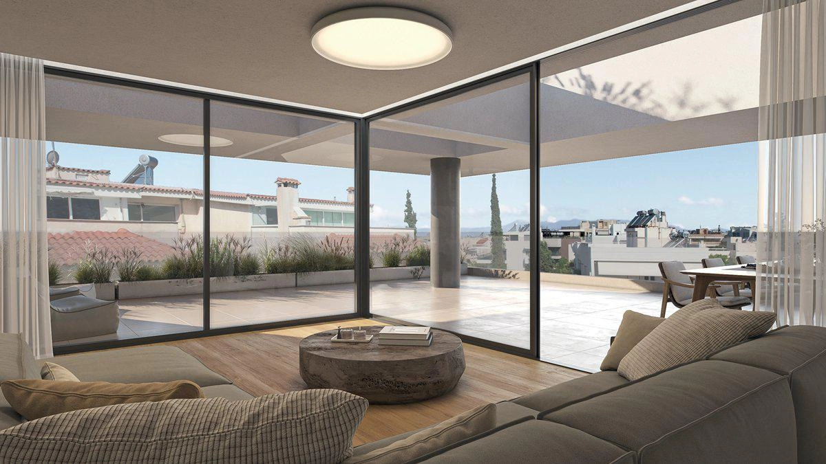 Апартаменты в современном жилом комплексе в Аттике, Греция