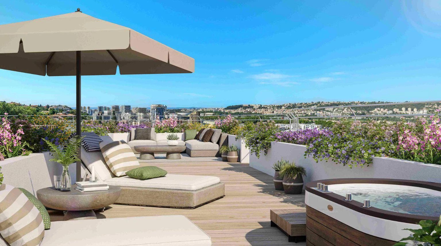 Апартаменты в современном жилом комплексе в Provence-Alpes-Cote d'Azur, France