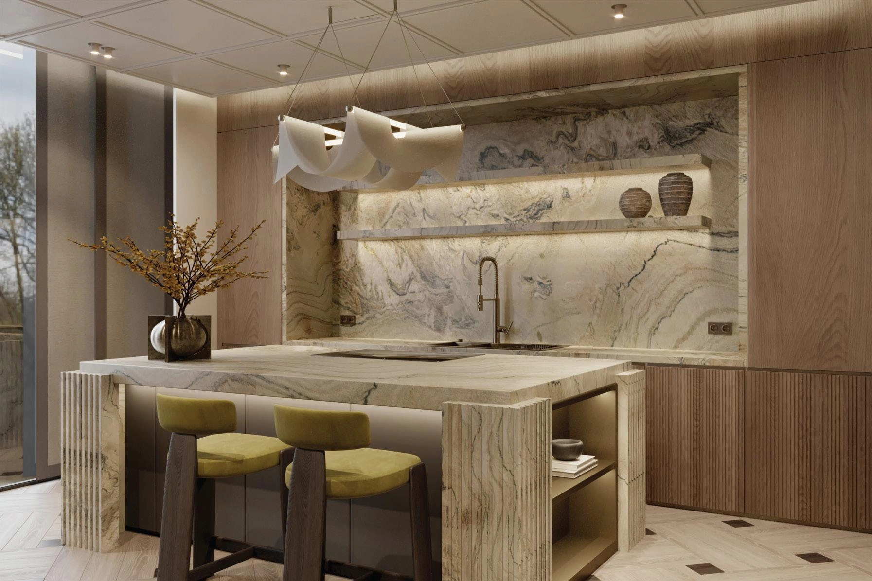 Апартаменты в современном жилом комплексе в Стамбуле, Турция