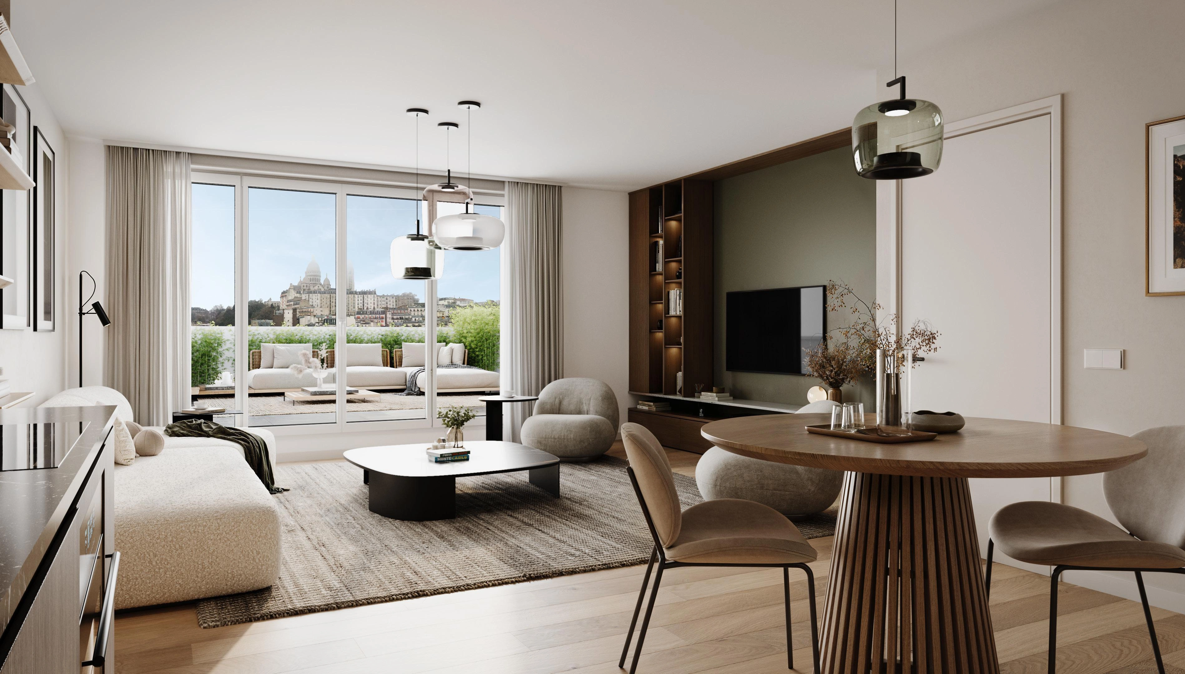 Квартиры в современном жилом комплексе в Иль-de-France, Франция