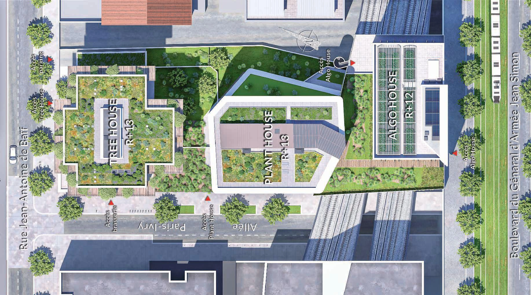 Квартиры в новом эко-проекте в Иль-де-Франс, Франция