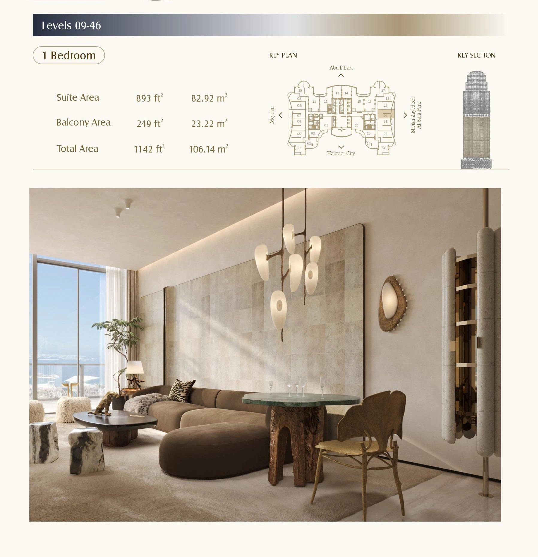 Апартаменты Al Habtoor Tower, Объединённые Арабские Эмираты, Дубай