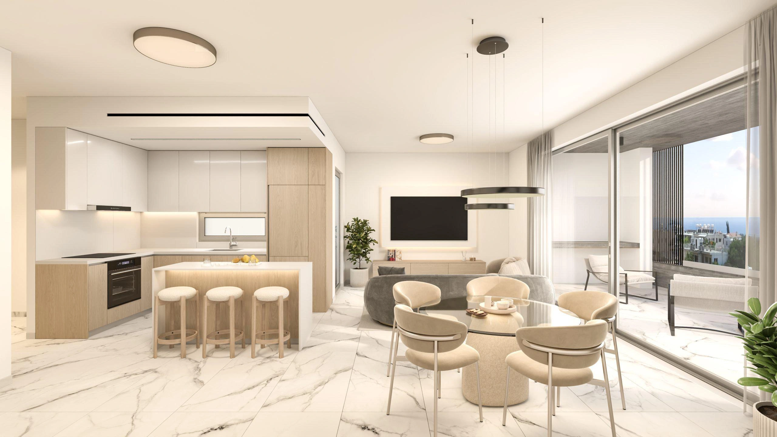 Премиальные апартаменты в Пафосе, Кипр