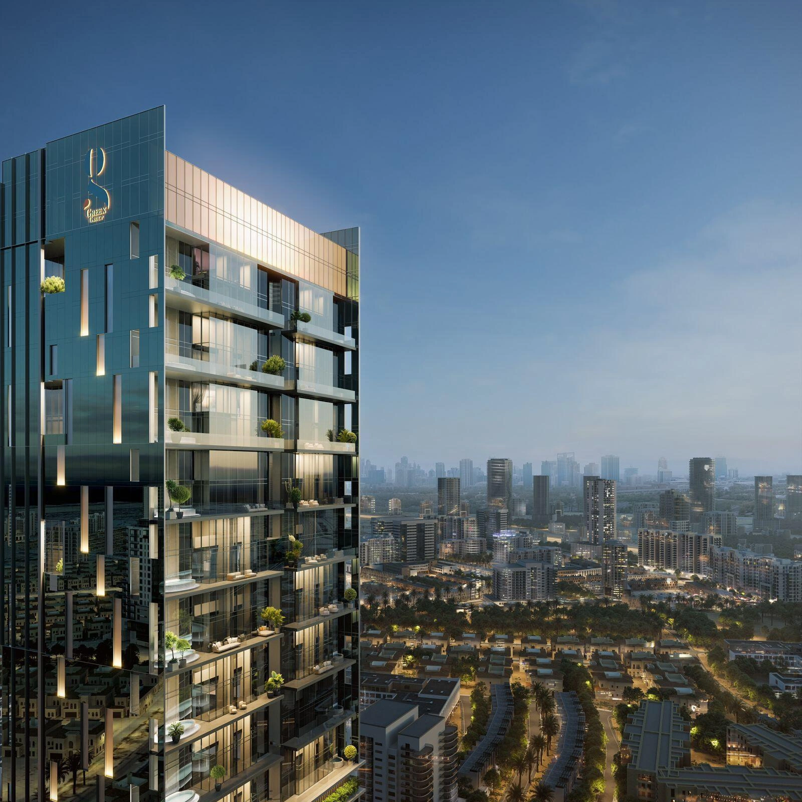 Апартаменты в современном жилом комплексе в Дубае, ОАЭ