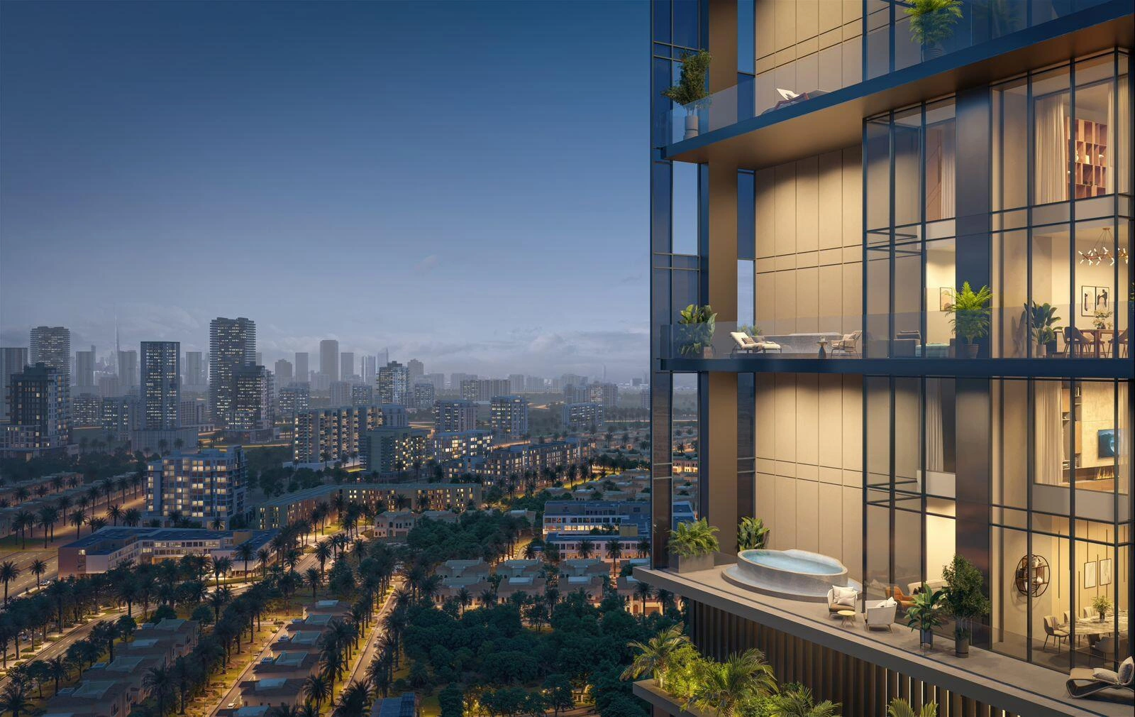 Апартаменты в современном жилом комплексе в Дубае, ОАЭ