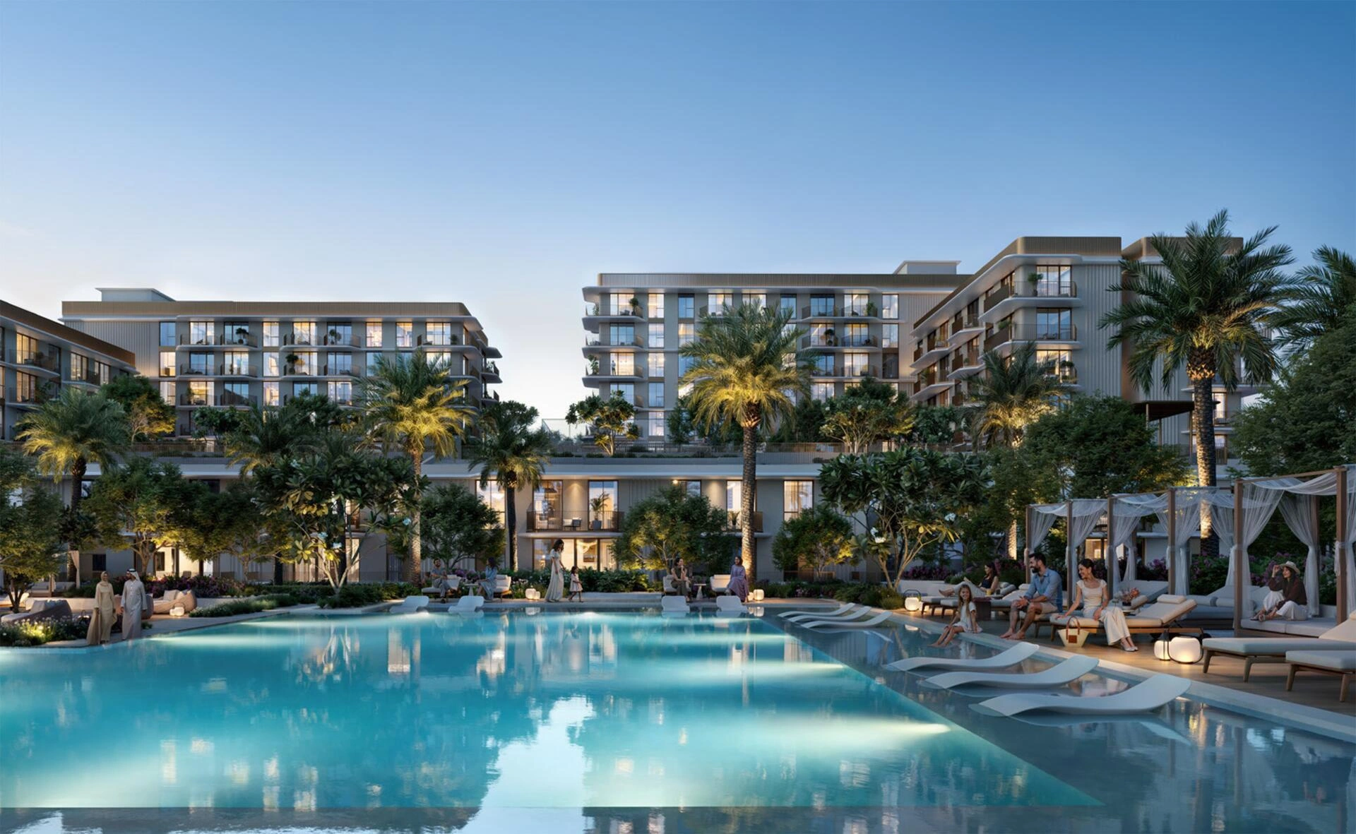 Курортные апартаменты в Дубае, Объединённых Арабских Эмиратах