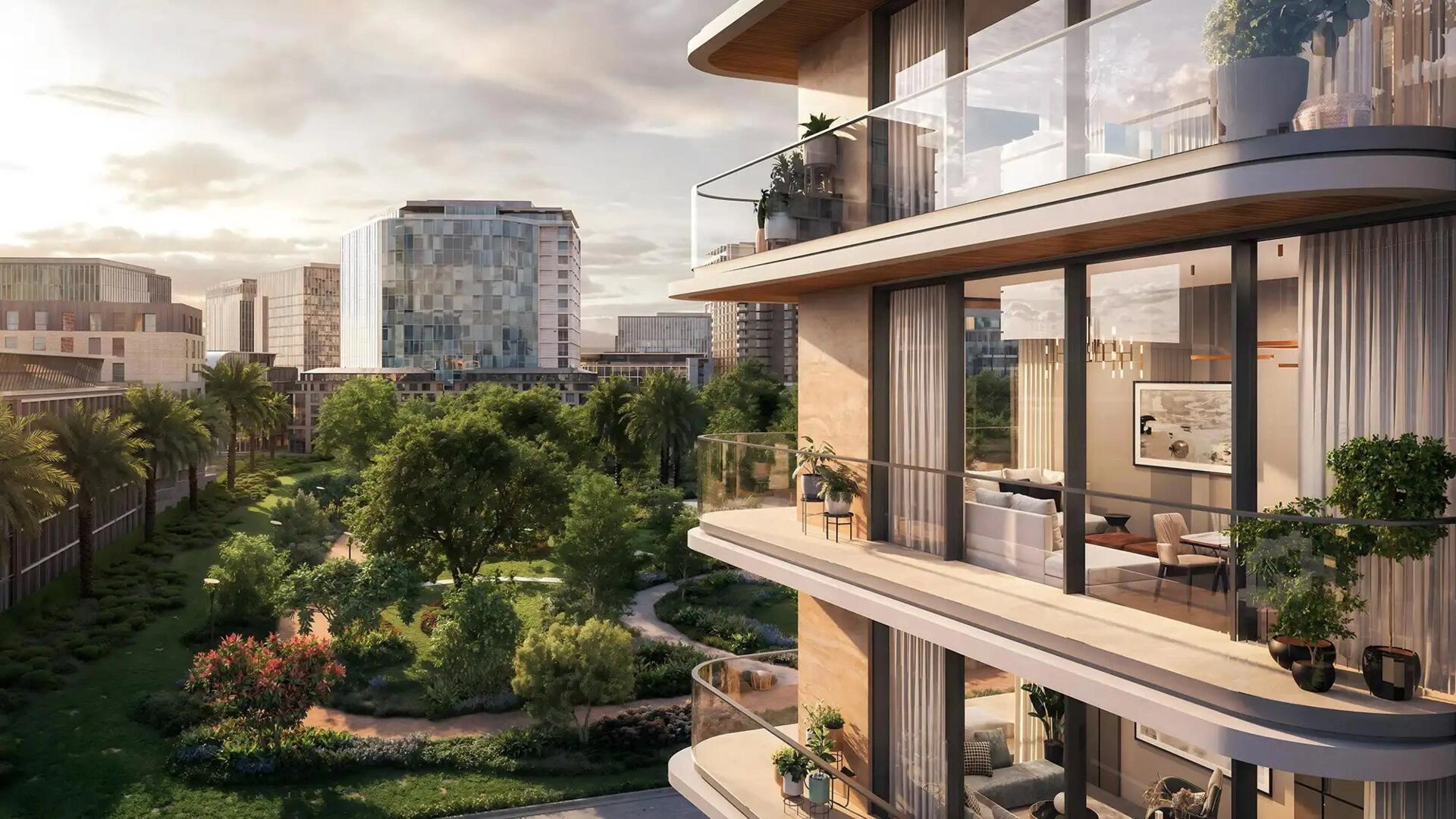 Апартаменты в современном жилом комплексе в Дубае, ОАЭ