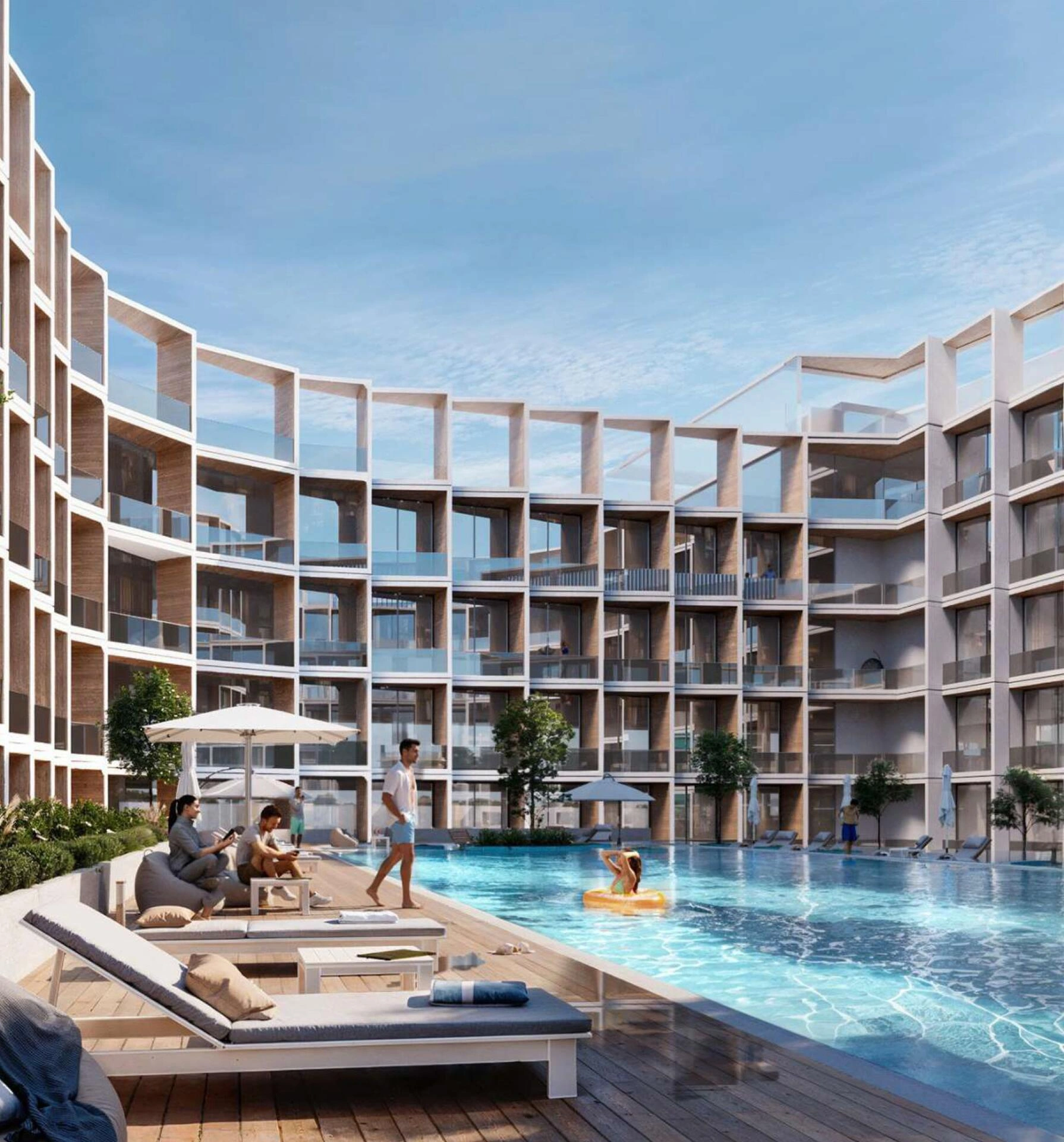 Квартиры в современном жилом комплексе в Дубае, Объединённых Арабских Эмиратах