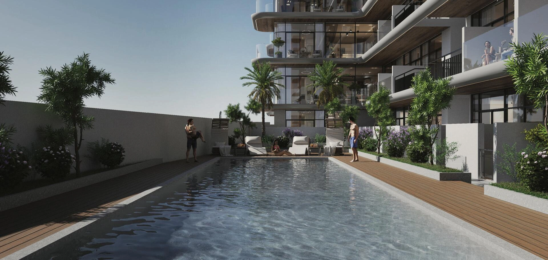 Апартаменты в современном жилом комплексе в Дубае, Объединённые Арабские Эмираты