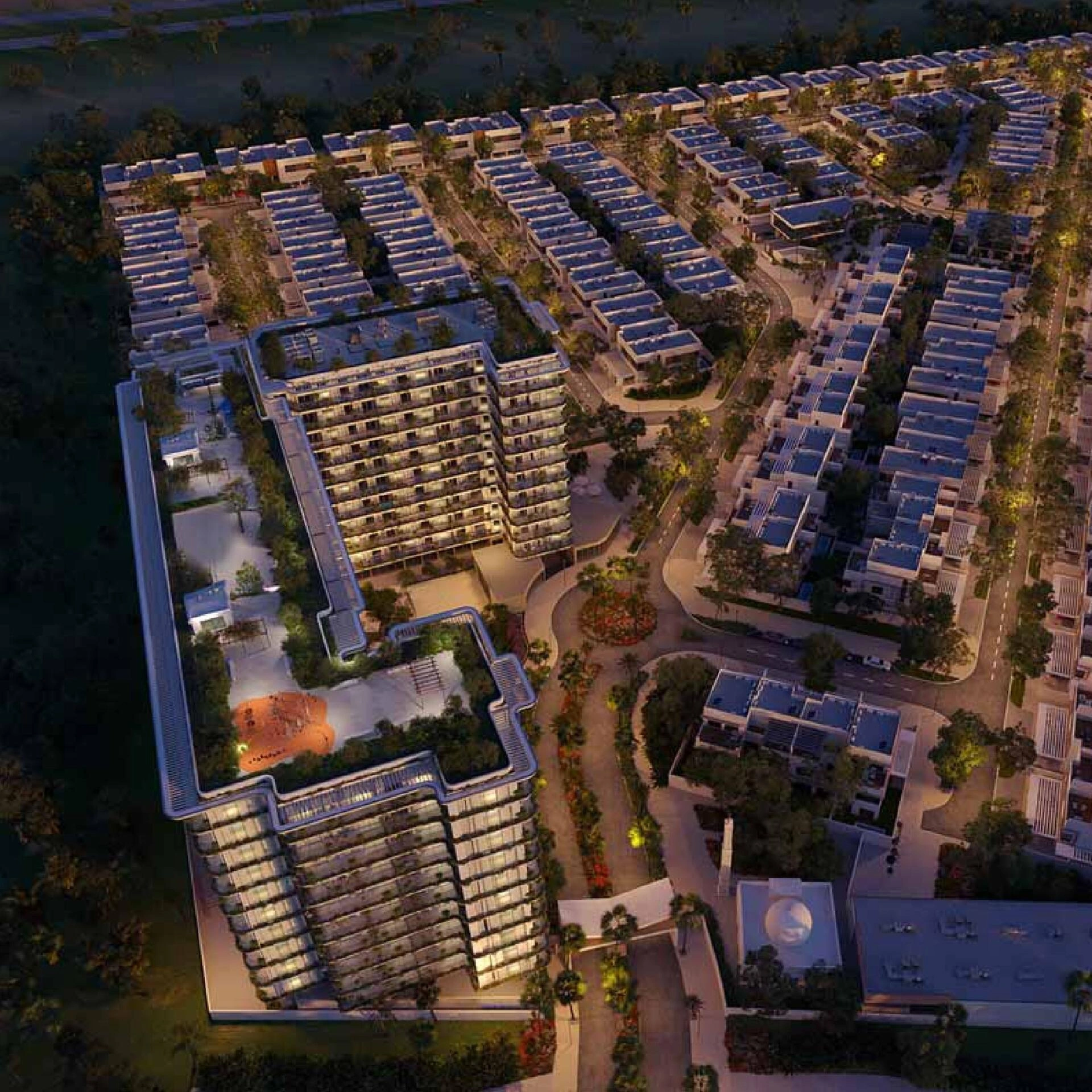 Апартаменты в современном жилом комплексе в Дубае, ОАЭ