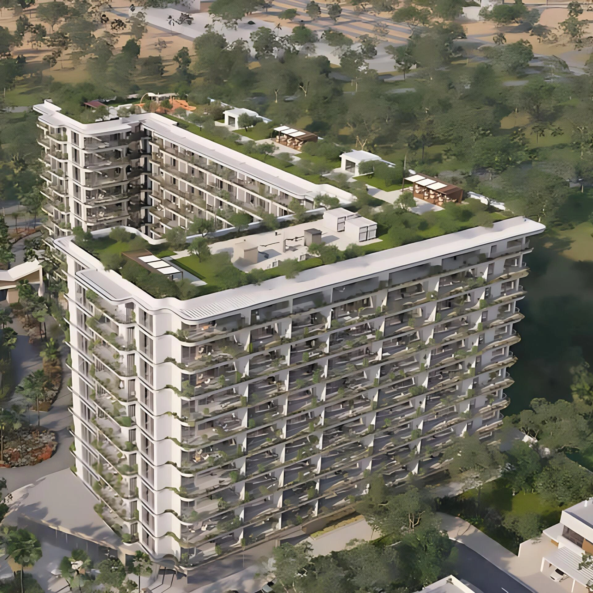 Апартаменты в современном жилом комплексе в Дубае, ОАЭ