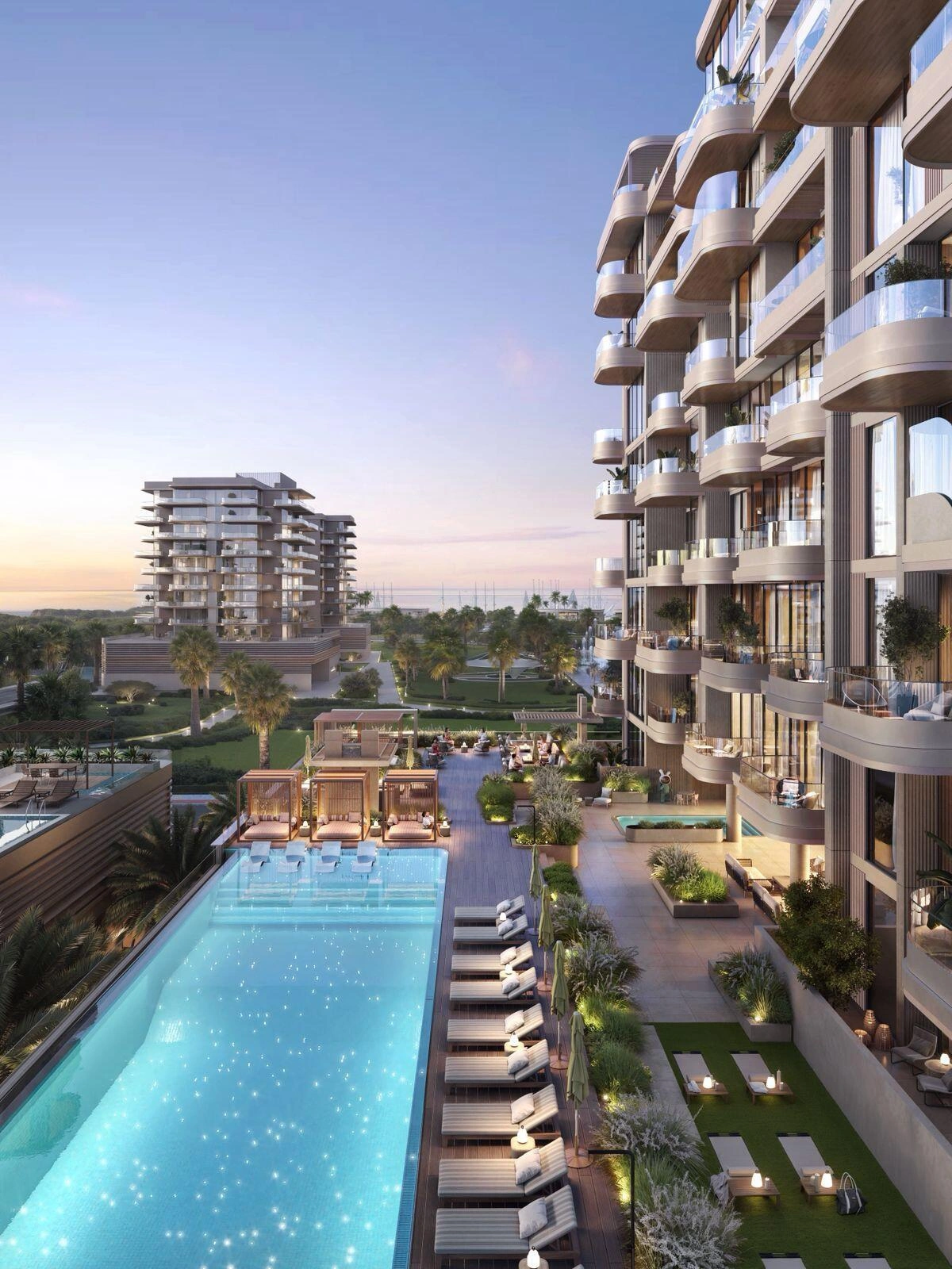 Квартиры в современном жилом комплексе в Дубае, Объединённых Арабских Эмиратах