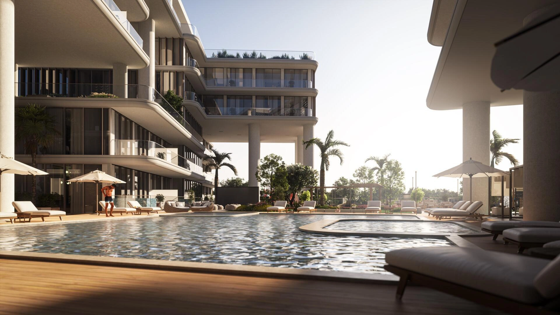 Проект в современном жилом комплексе в Дубае, ОАЭ