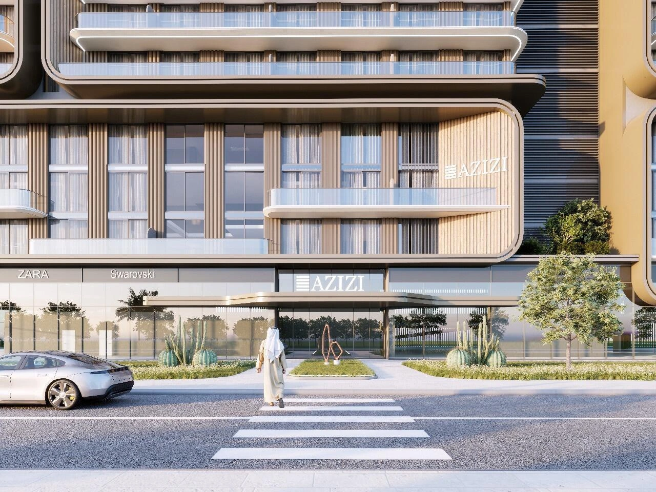 Апартаменты в современном жилом комплексе в Дубае, ОАЭ