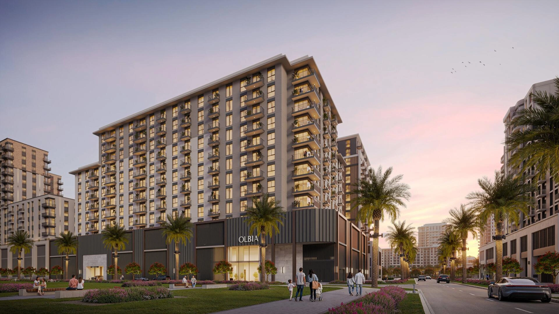 Квартиры в современном жилом комплексе в Дубае, ОАЭ