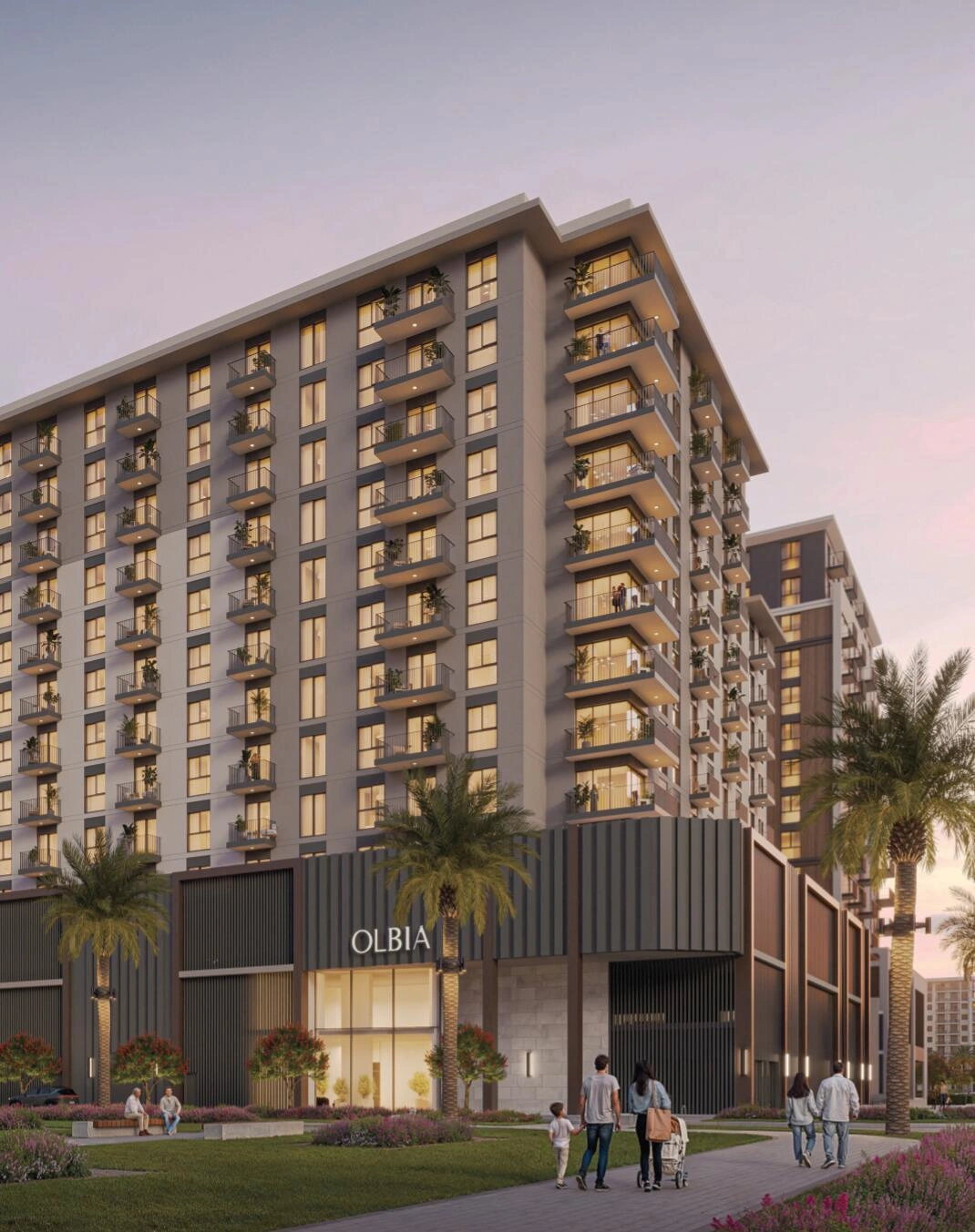 Квартиры в современном жилом комплексе в Дубае, ОАЭ