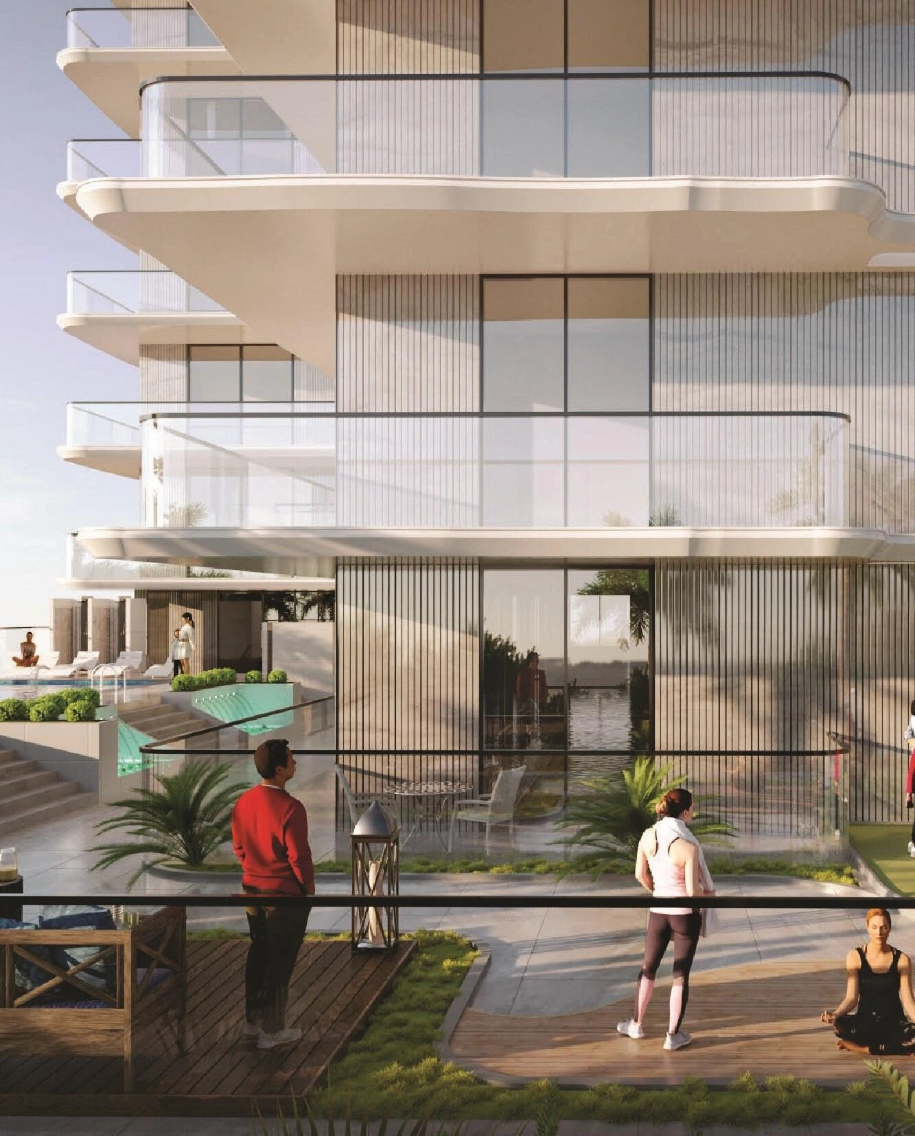 Апартаменты и виллы в современном жилом комплексе в Дубае, ОАЭ