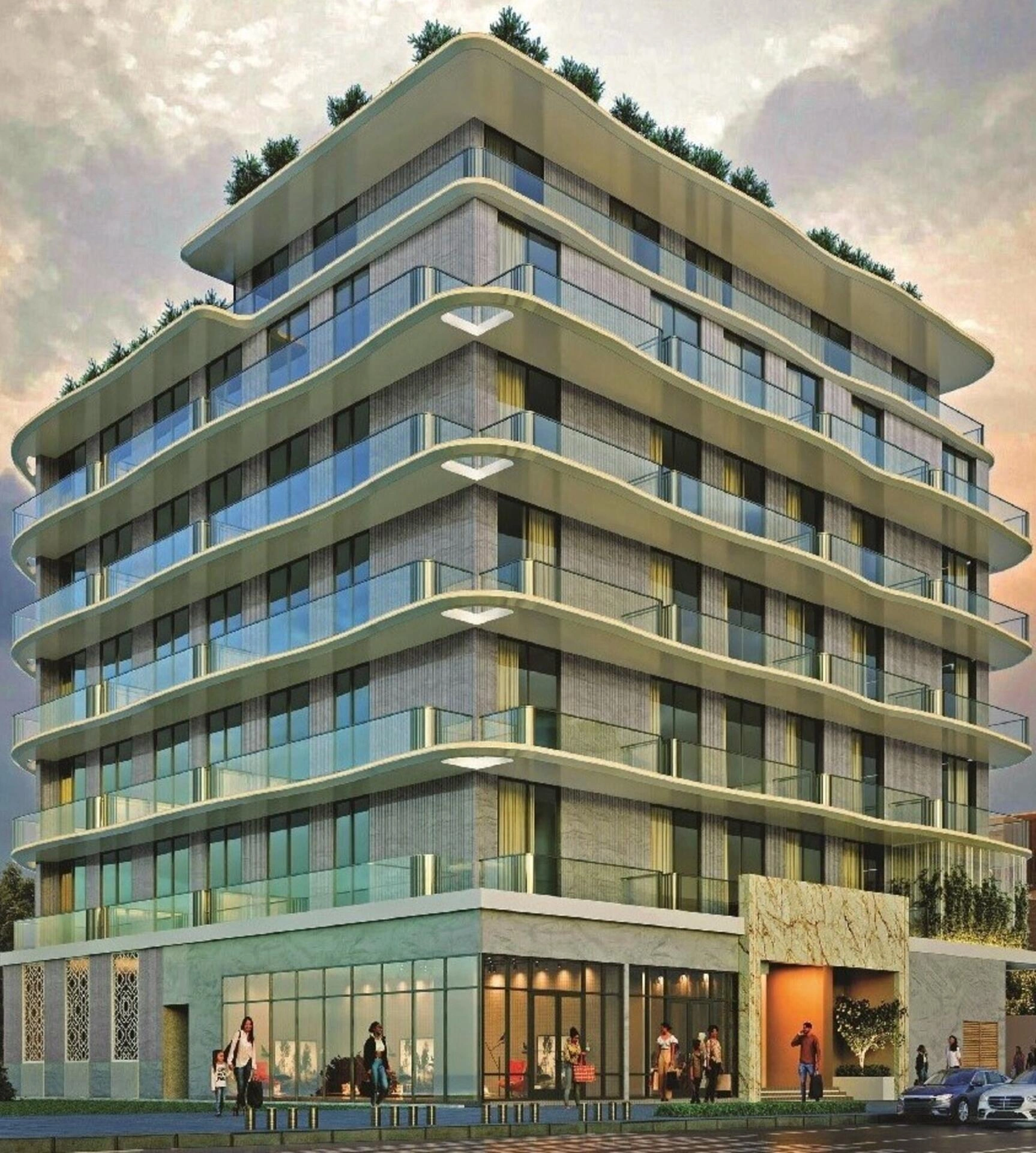 Апартаменты и виллы в современном жилом комплексе в Дубае, ОАЭ