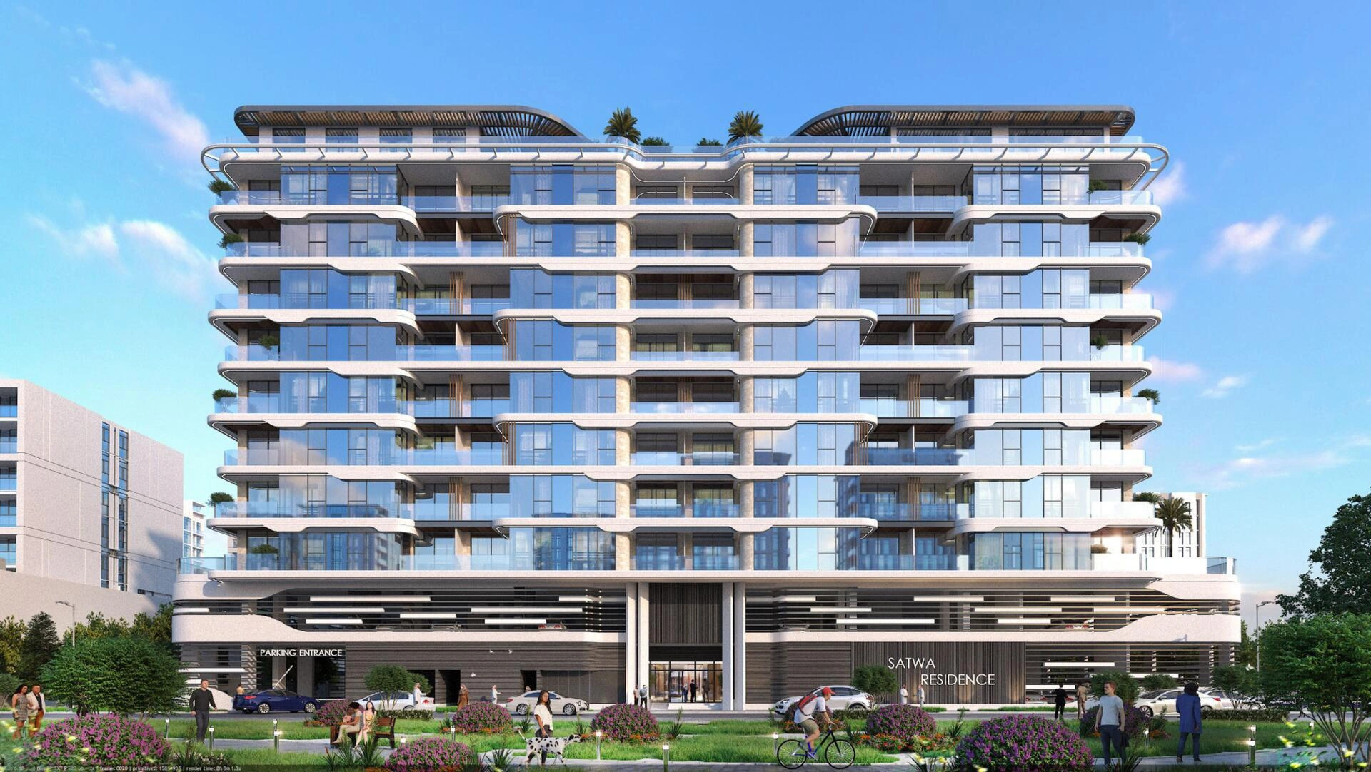 Апартаменты в жилом комплексе Jumeirah Garden City, Дубай, ОАЭ