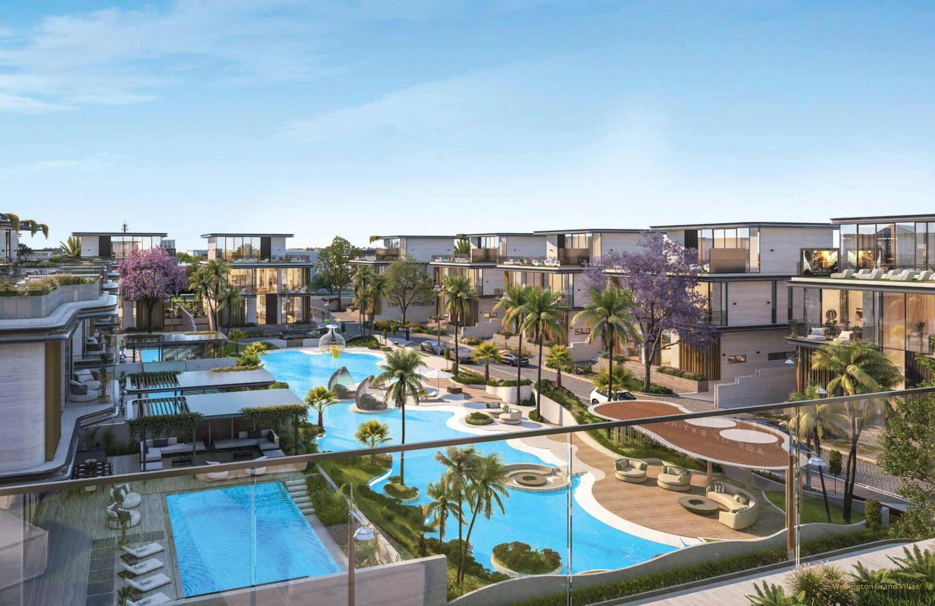 Виллы в современном жилом комплексе в Дубае, ОАЭ