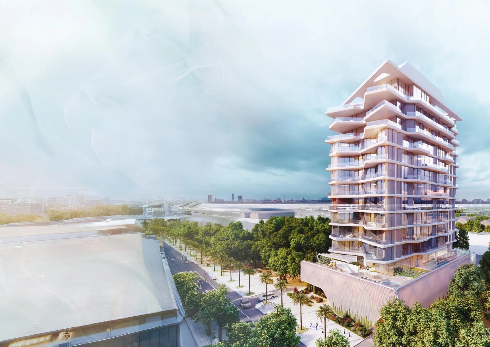 Апартаменты в современном жилом комплексе в Дубае, ОАЭ