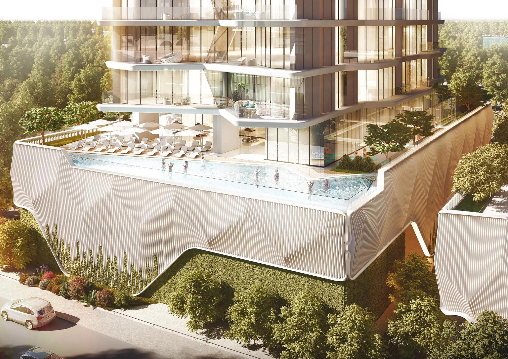 Апартаменты в современном жилом комплексе в Дубае, ОАЭ