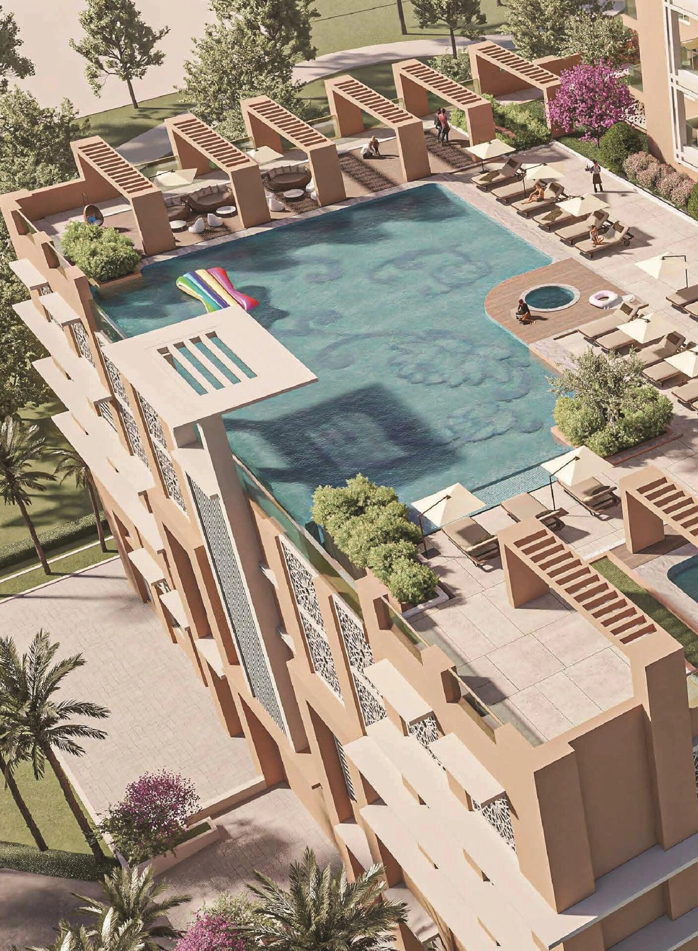 Апартаменты в современном жилом комплексе в Дубае, ОАЭ