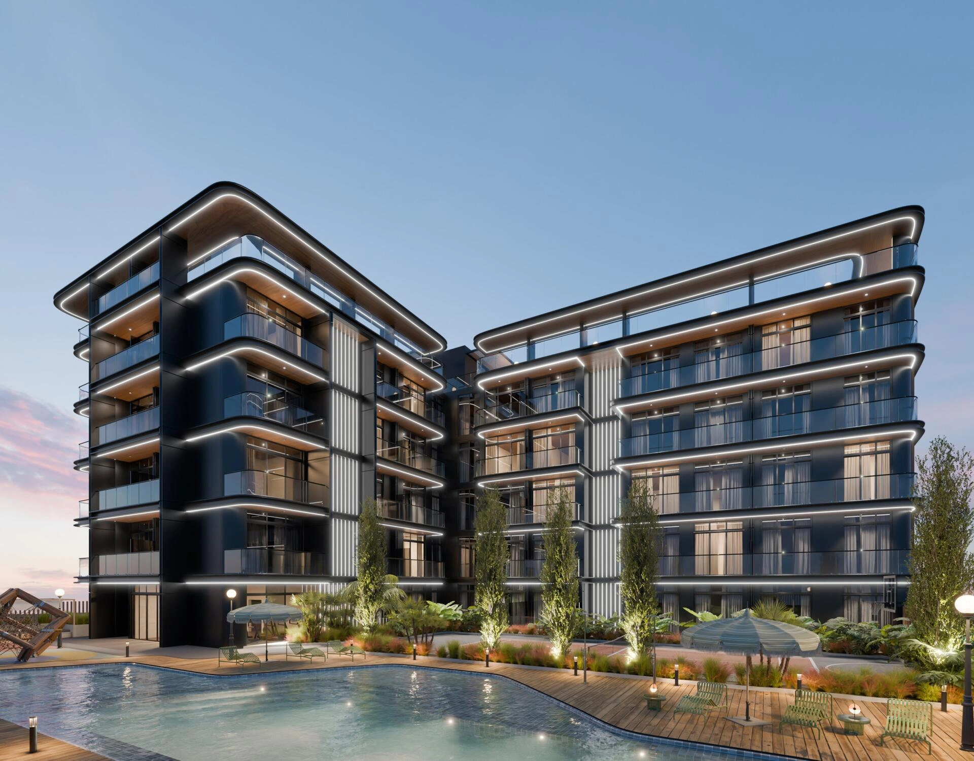 Апартаменты в современном жилом комплексе в Jumeirah Village Circle, Дубай, Объединённые Арабские Эмираты