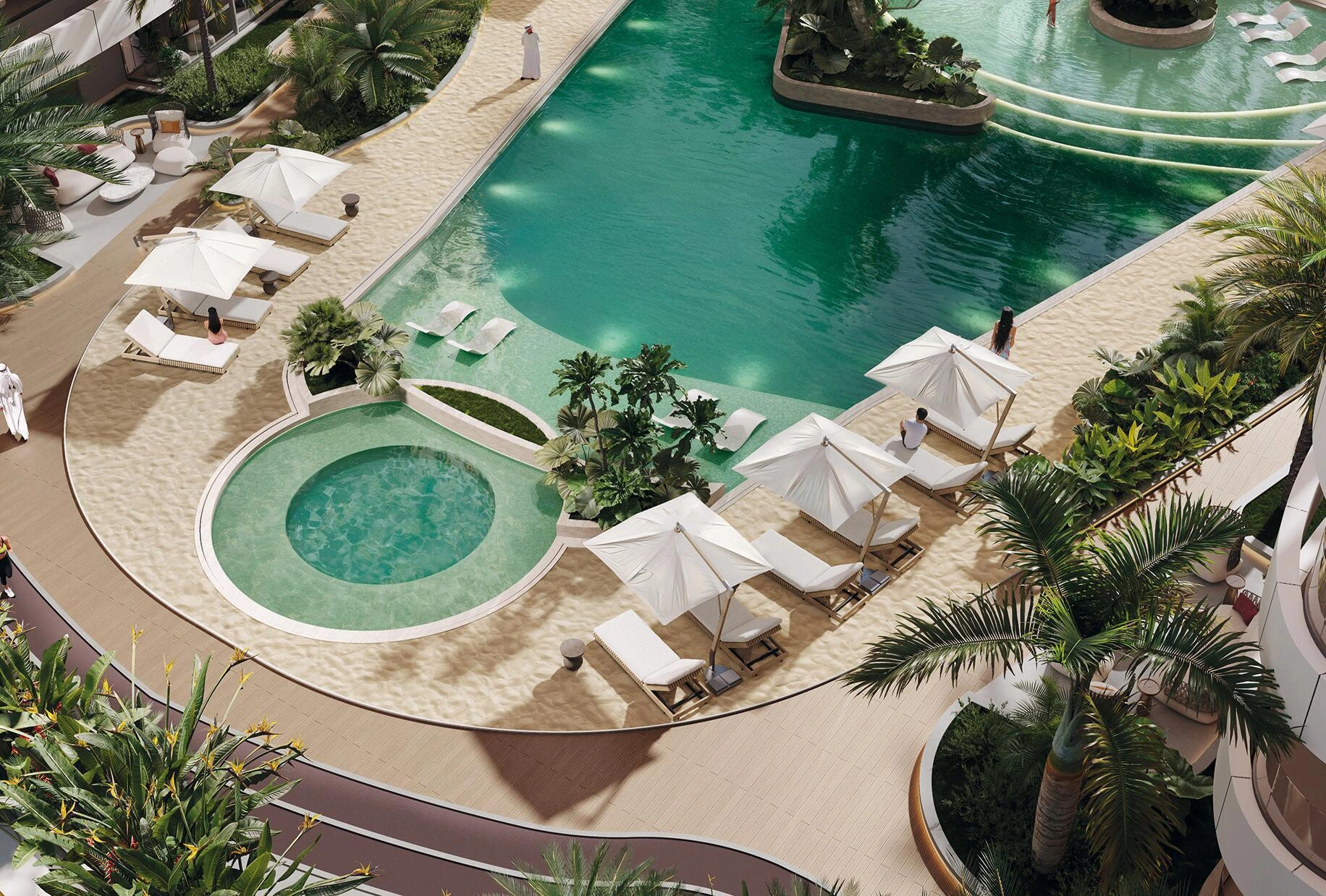 Апартаменты в современном жилом комплексе в Дубае, ОАЭ