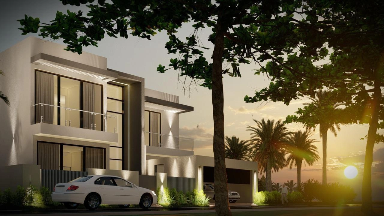 Виллы в жилом комплексе в Дубае, Объединённые Арабские Эмираты