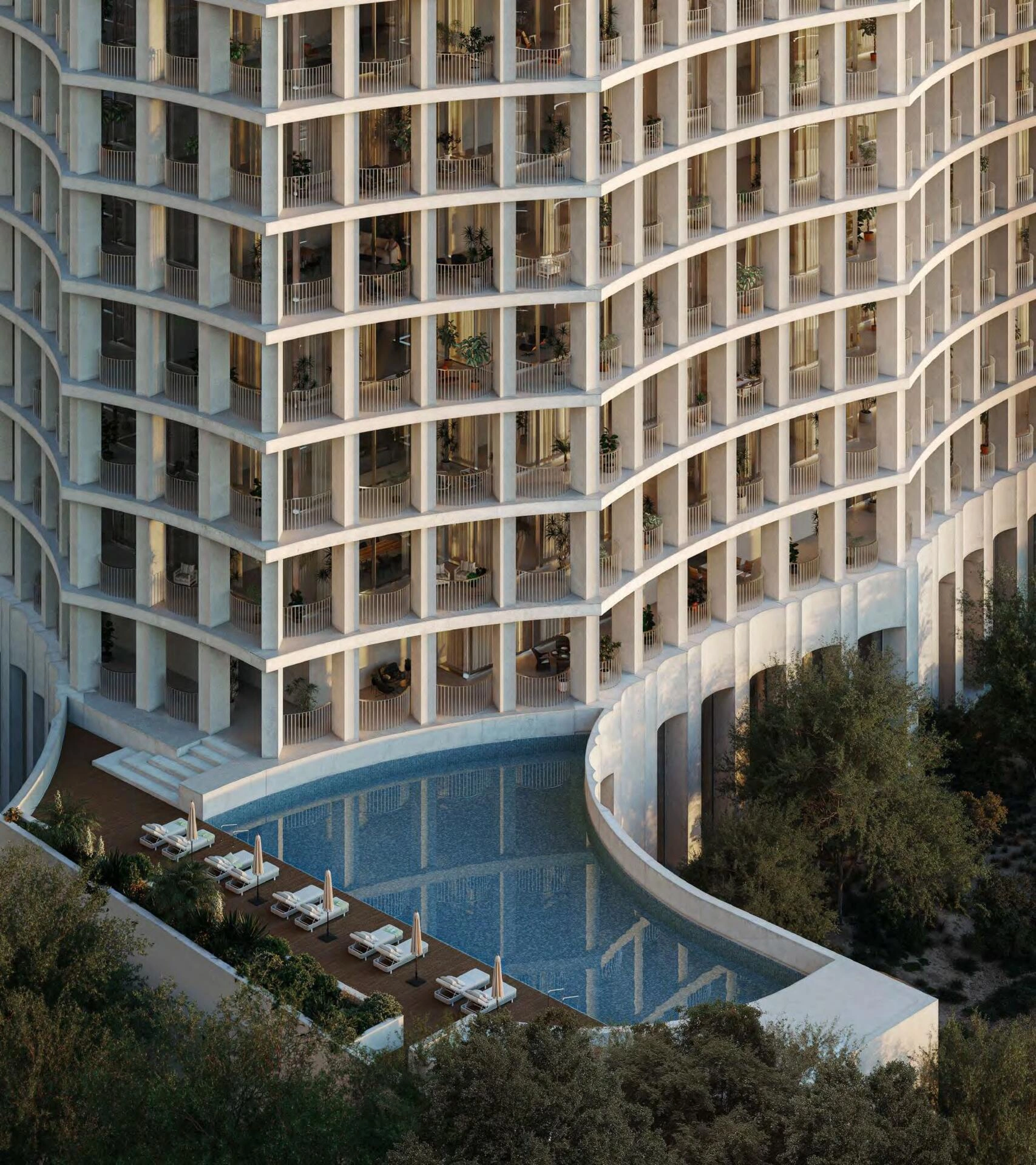 Апартаменты в современном жилом комплексе в Дубае, ОАЭ