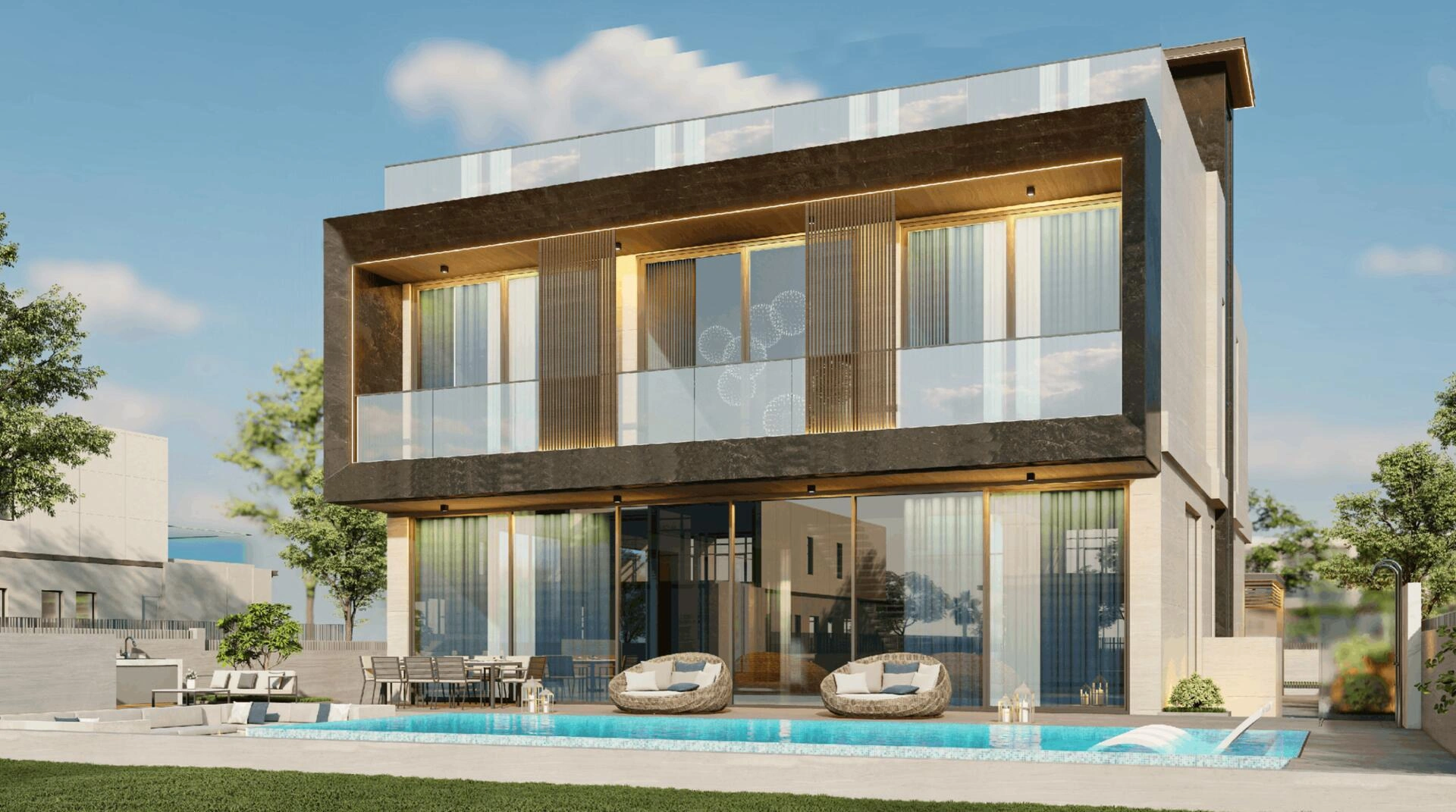 Виллы в жилом комплексе в Дубае, ОАЭ