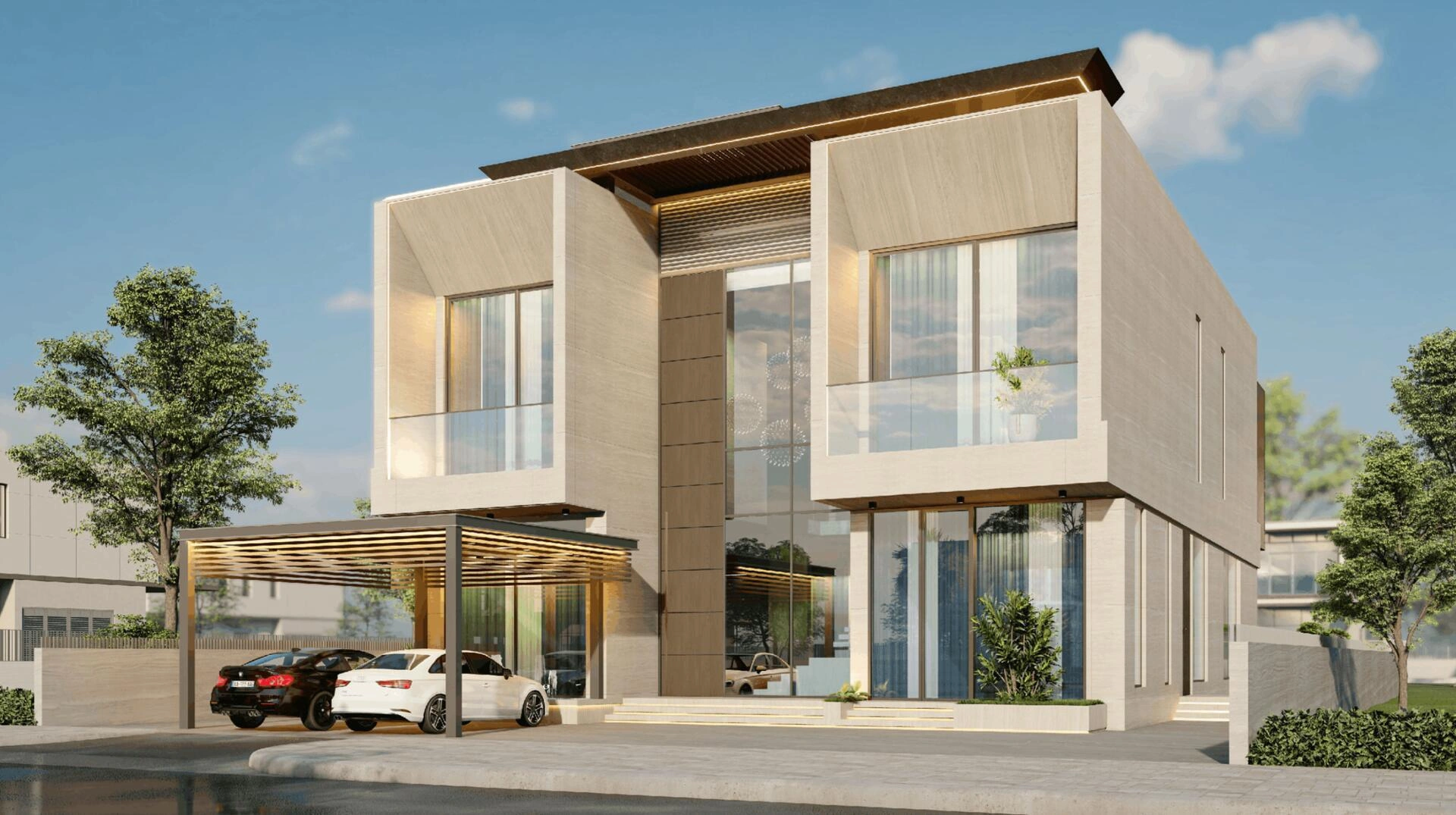 Виллы в жилом комплексе в Дубае, ОАЭ