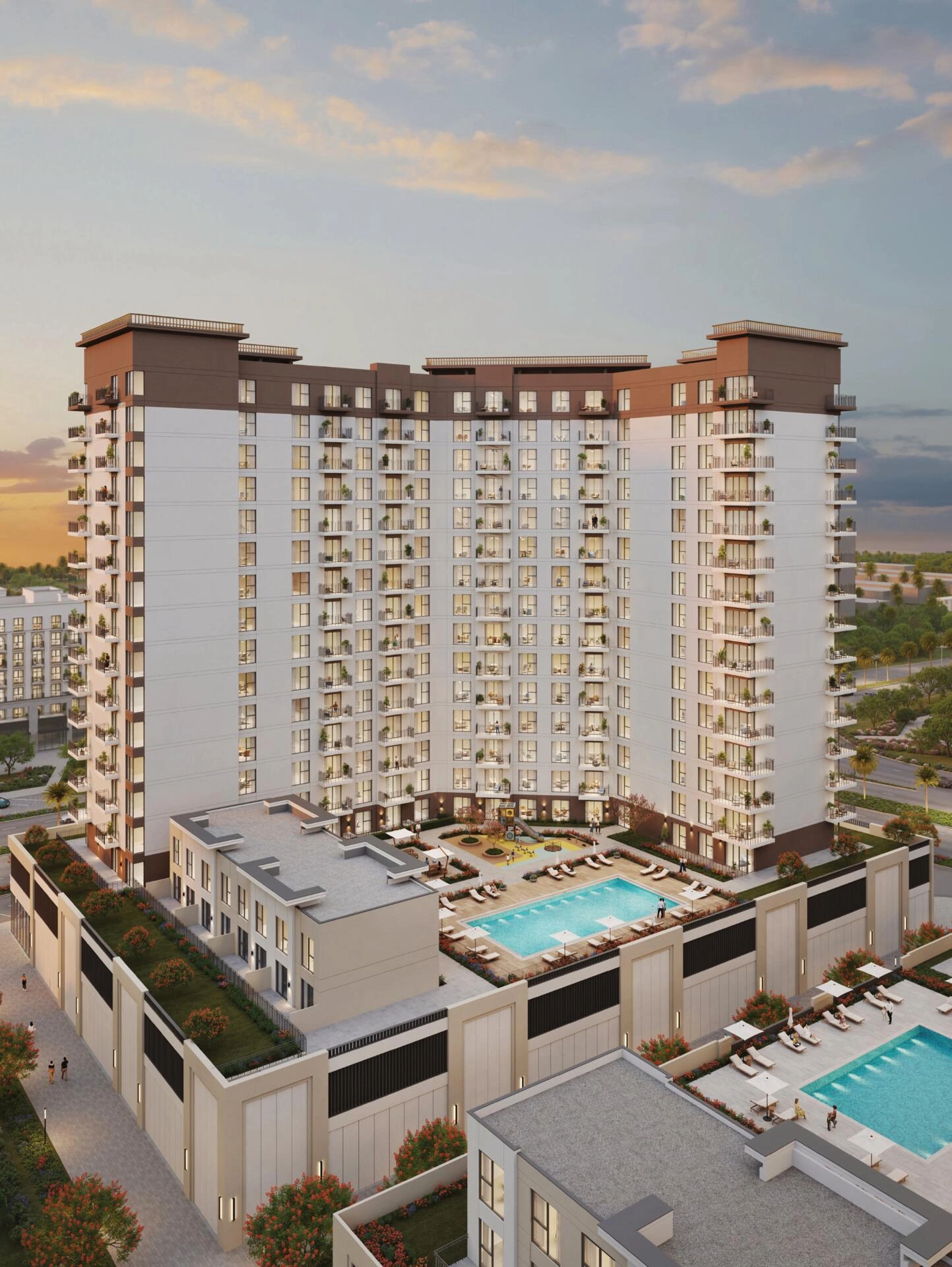 Апартаменты в новом жилом комплексе в Дубае, Объединённые Арабские Эмираты