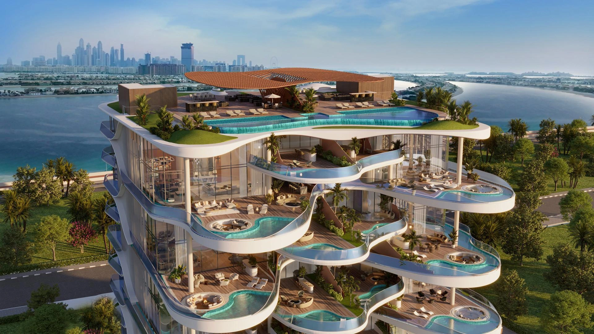 Апартаменты в жилом комплексе на Пальм-Джумейра, Дубай, ОАЭ