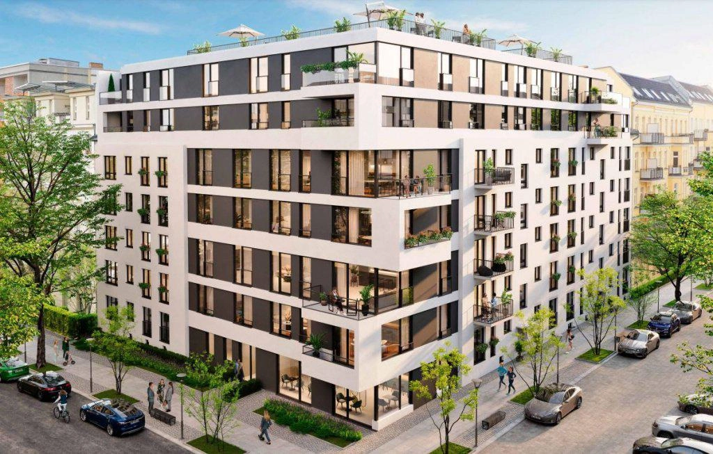 Квартиры в современном жилом комплексе в Берлине, Германия