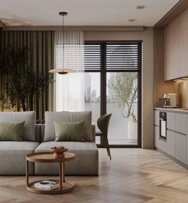 Квартиры в современном жилом комплексе в Берлине, Германия