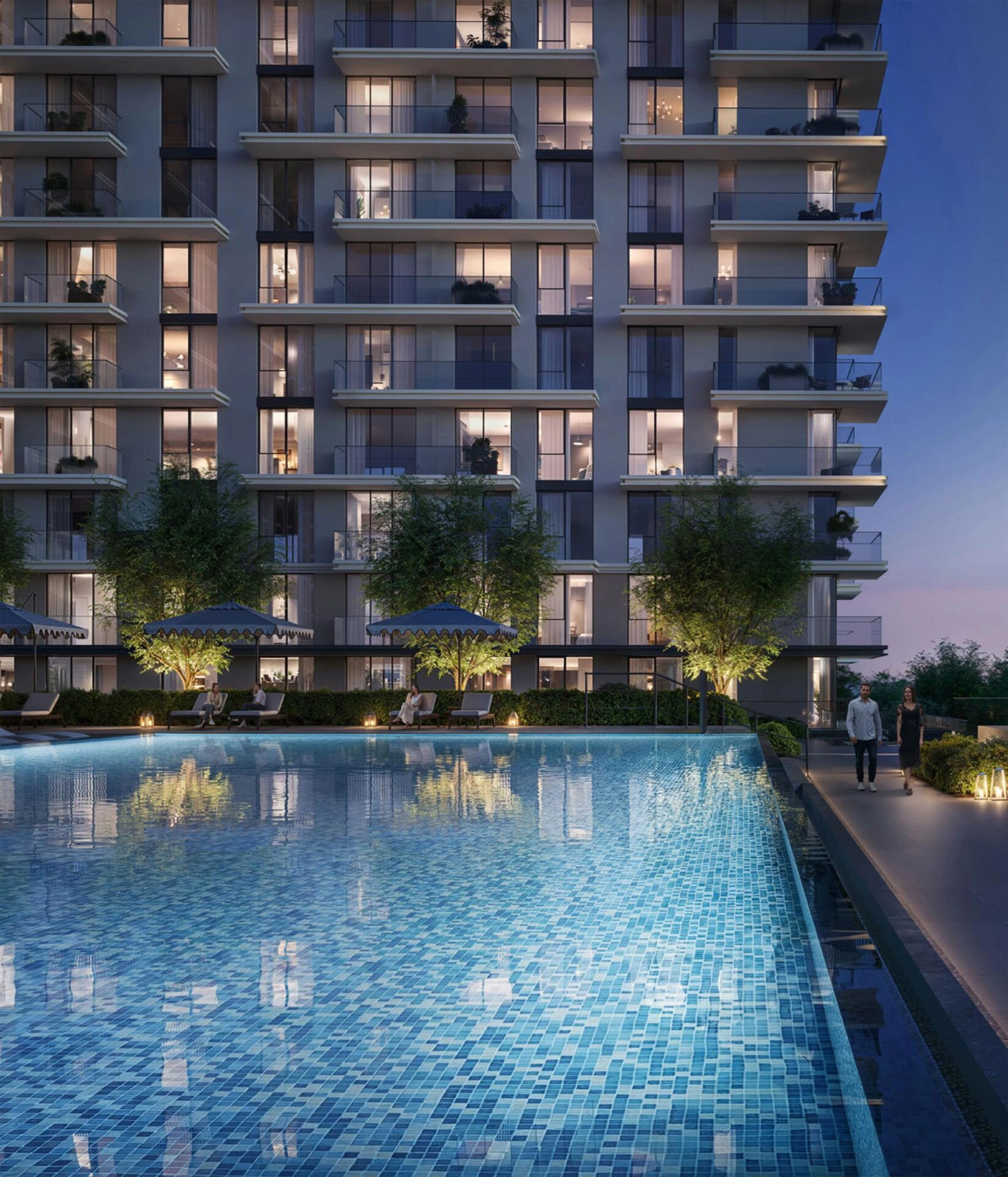 Апартаменты в современном жилом комплексе в Дубае, ОАЭ