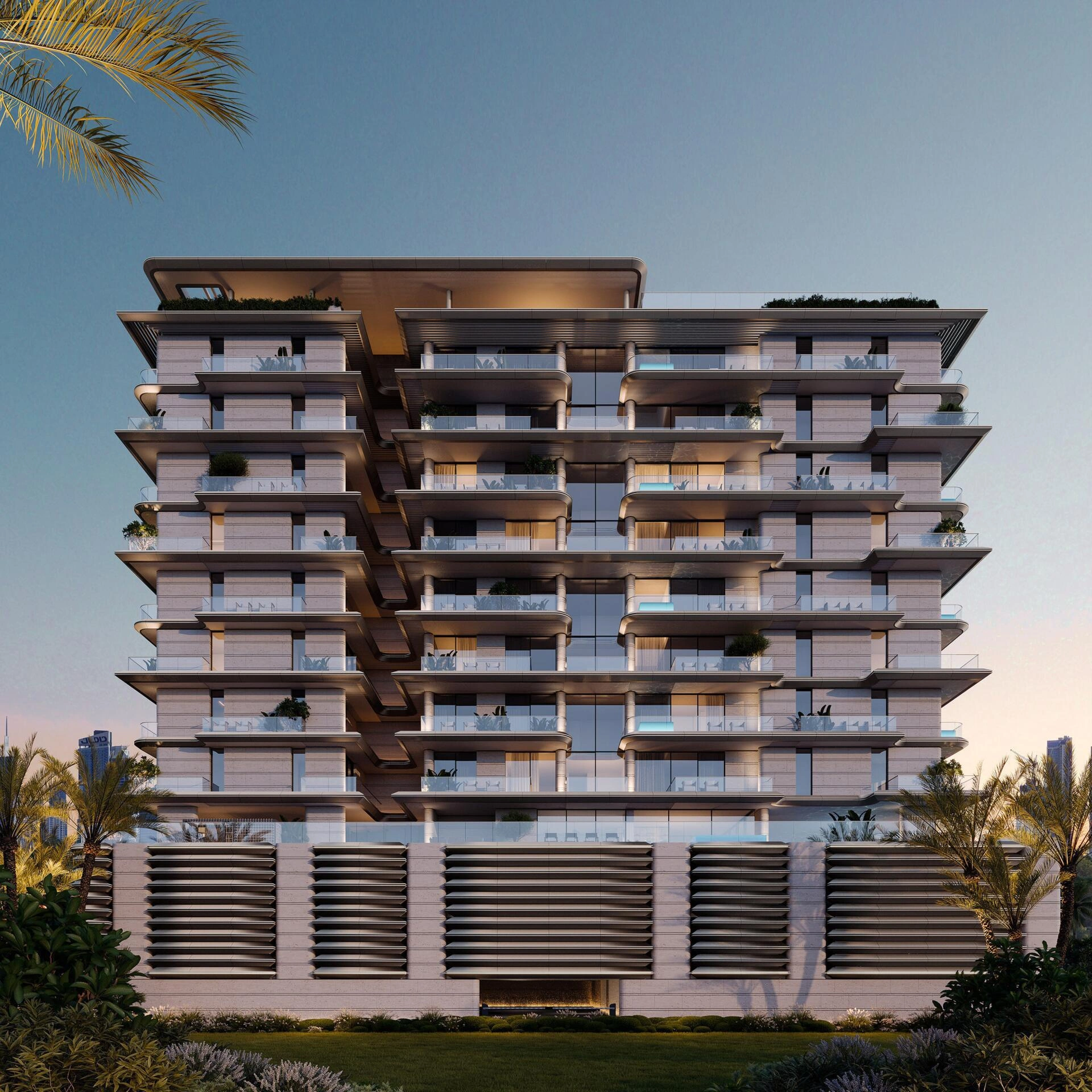 Апартаменты в современном жилом комплексе в Дубае, ОАЭ